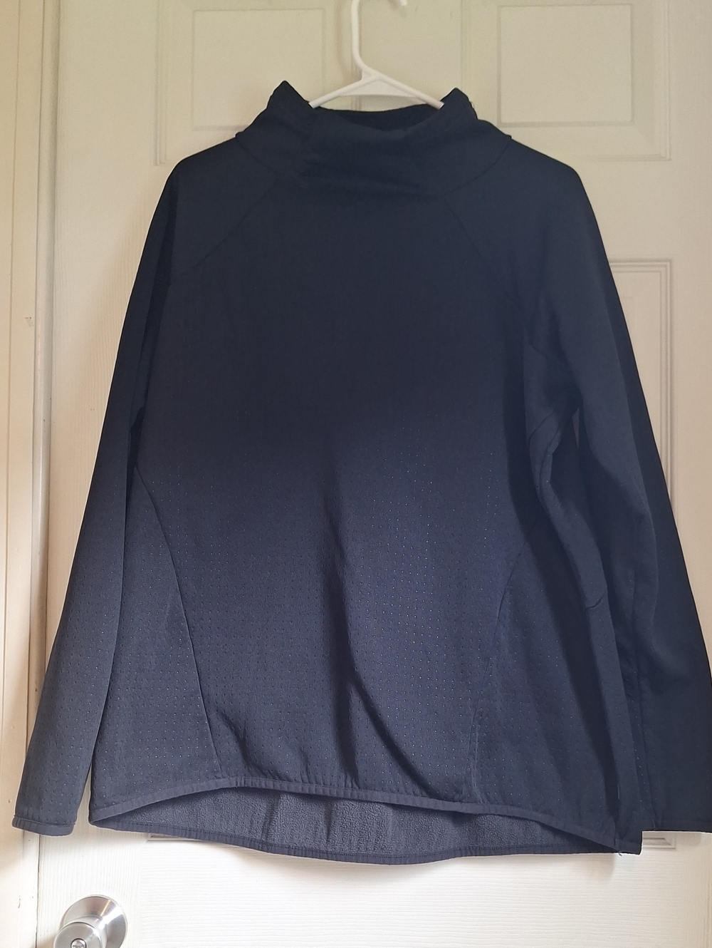 Columbia Women's Cowlneck Black Fleece Pullover Sweatshirt Size Xl